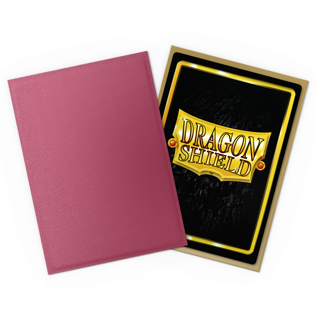 Dragon Shield Matte Dual Sleeves: Pomegranate & Gold [100ct]