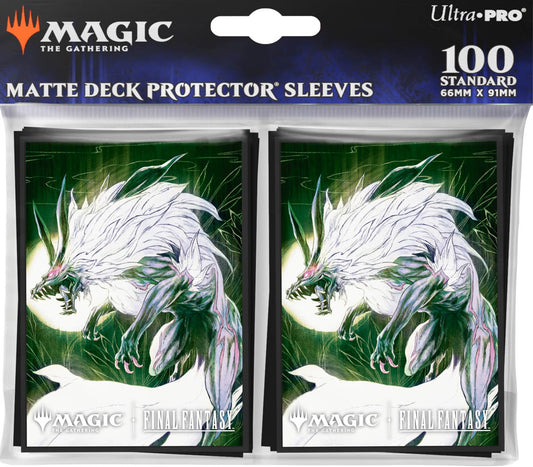 FINAL FANTASY Sleeves - Summon: Fenrir [100ct]