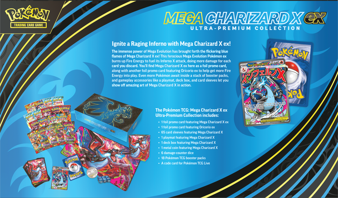 Pokémon TCG: Mega Charizard X ex Ultra-Premium Collection