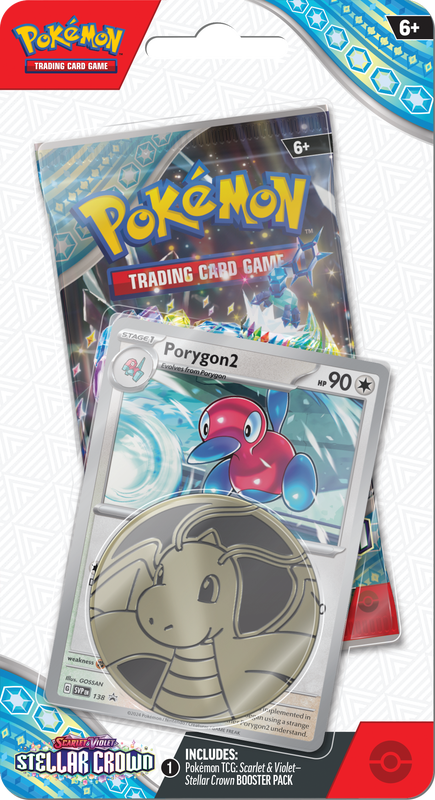 Pokémon TCG: Scarlet & Violet - Stellar Crown Checklane Blister | Silver Goblin