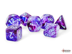 Chessex Nebula Nocturnal/Turquoise Mega-hedral Dice Set | Silver Goblin