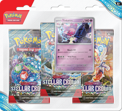 Pokémon TCG: Scarlet & Violet - Stellar Crown 3 Pack Blister | Silver Goblin