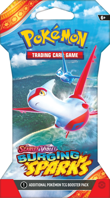 Pokémon TCG: Scarlet & Violet - Surging Sparks Sleeved Booster | Silver Goblin