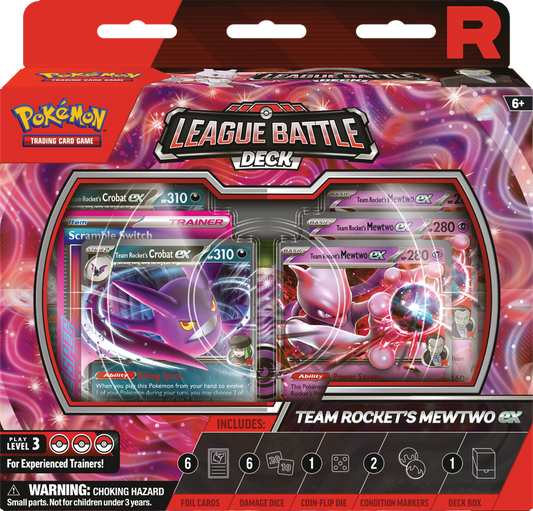 Pokémon TCG: Team Rocket's Mewtwo ex League Battle Deck