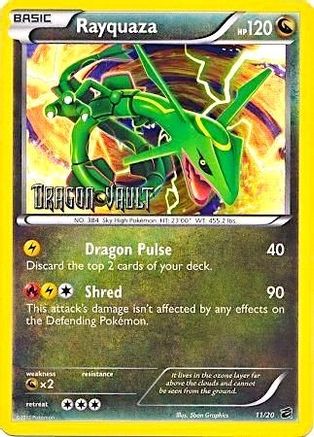 Rayquaza (Blister Exclusive) (11) Holofoil - Dragon Vault