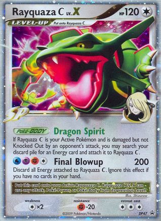 Rayquaza C LV.X (DP47) Holofoil - Black Star Promos