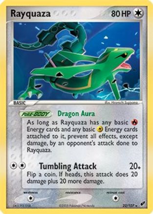 Rayquaza (Deck Exclusives) (22) Holofoil - Deoxys