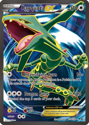 Rayquaza EX (Full Art) (104) Holofoil - Roaring Skies