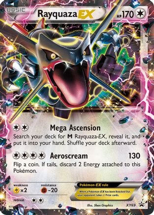 Rayquaza EX (Shiny) (XY69) Holofoil - Black Star Promos
