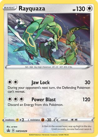 Rayquaza (SWSH029) Holofoil - Black Star Promos