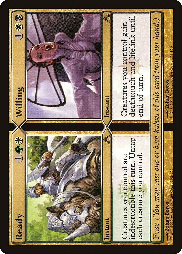 Ready // Willing (132) Foil - Dragon's Maze