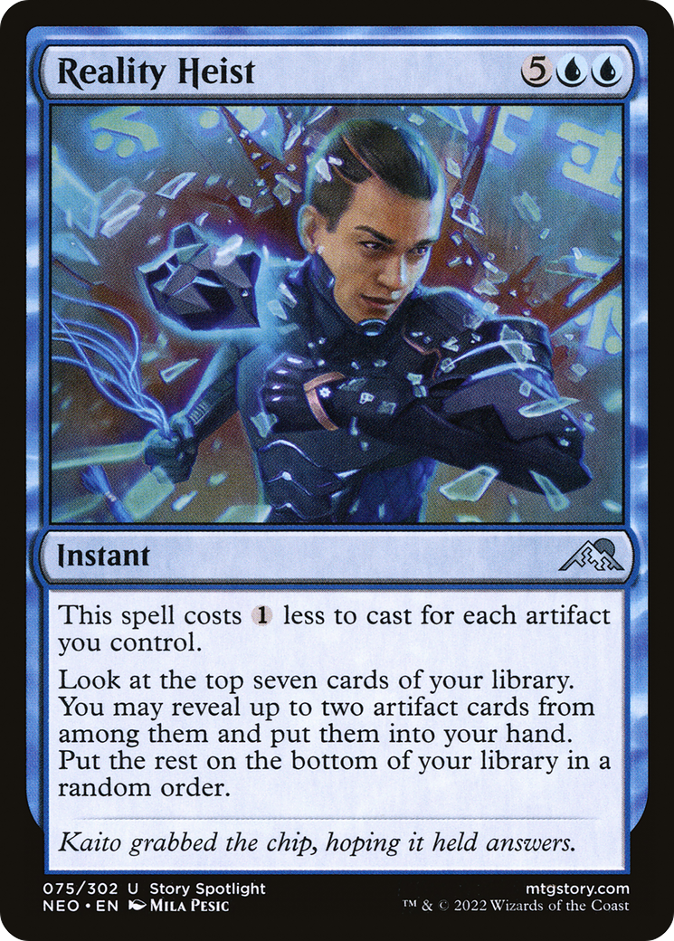 Reality Heist (075) - Kamigawa: Neon Dynasty Foil