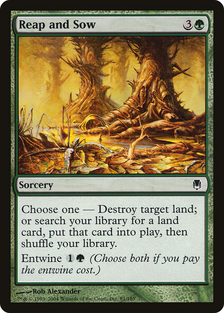 Reap and Sow (081) - Darksteel