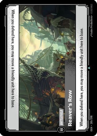 Reaver's Row (285) - Origins