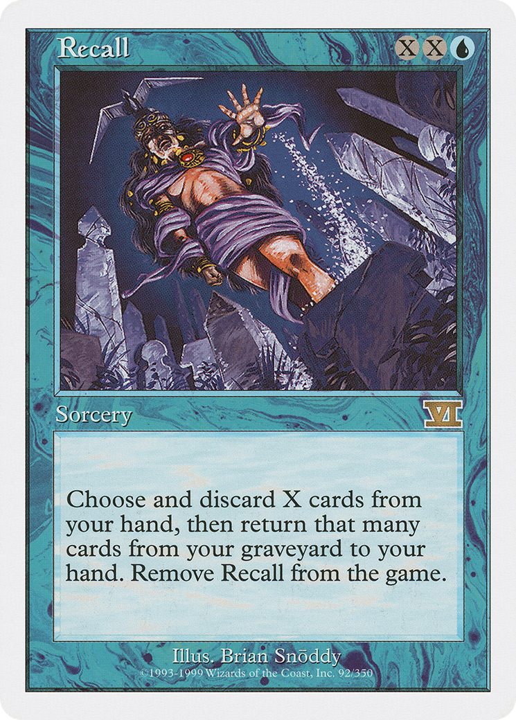 Recall (092) - Classic Sixth Edition