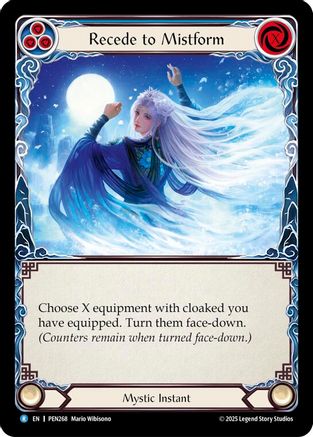 Recede To Mistform (Blue) (PEN268) - Compendium of Rathe