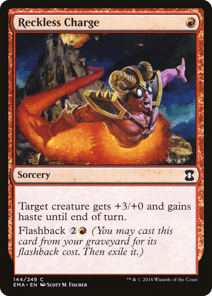 Reckless Charge (144) Foil - Eternal Masters