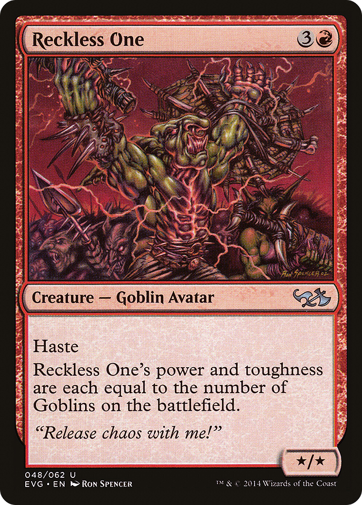 Reckless One (048) - Duel Decks Anthology: Elves vs. Goblins