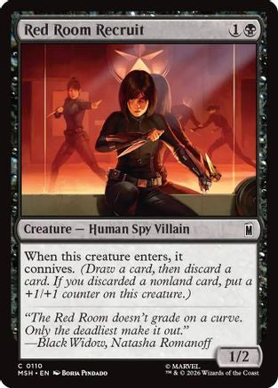 Red Room Recruit (110) - Marvel Super Heroes