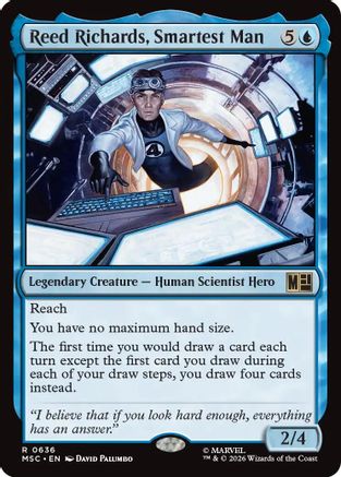 Reed Richards, Smartest Man (636) - Commander: Marvel Super Heroes