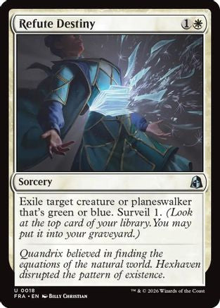 Refute Destiny (018) Foil - Reality Fracture