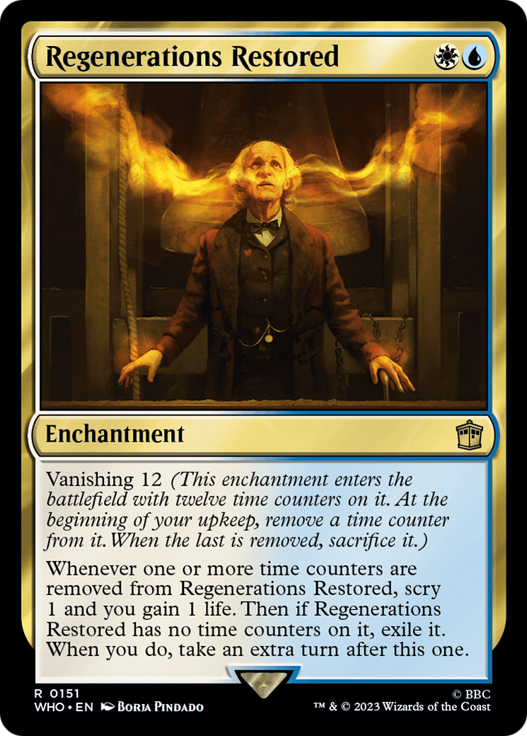 Regenerations Restored (151) Foil - Doctor Who