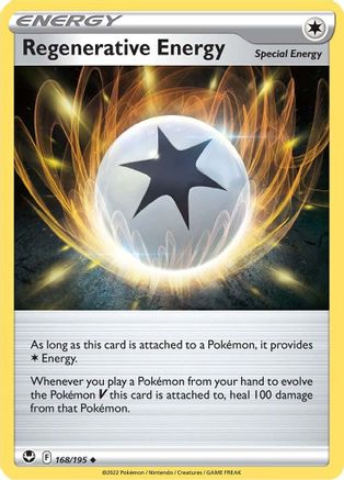 Regenerative Energy (168) Reverse Holofoil - Silver Tempest