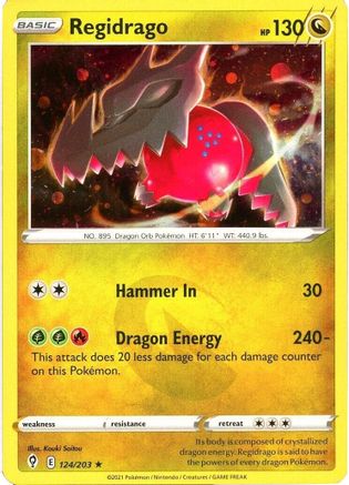 Regidrago (Cosmos Holo) (124) Holofoil - Miscellaneous Cards & Products