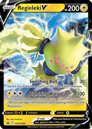 Regieleki V (SWSH280) Holofoil - Black Star Promos