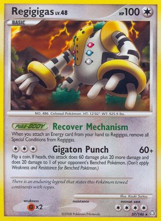 Regigigas (37) Reverse Holofoil - Legends Awakened