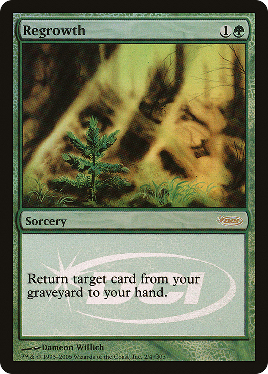 Regrowth (002) Foil - Judge Gift Cards 2005