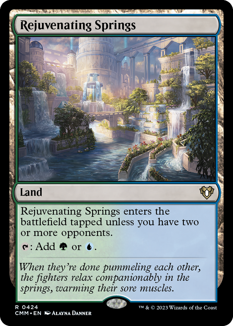 Rejuvenating Springs (424) Foil - Commander Masters