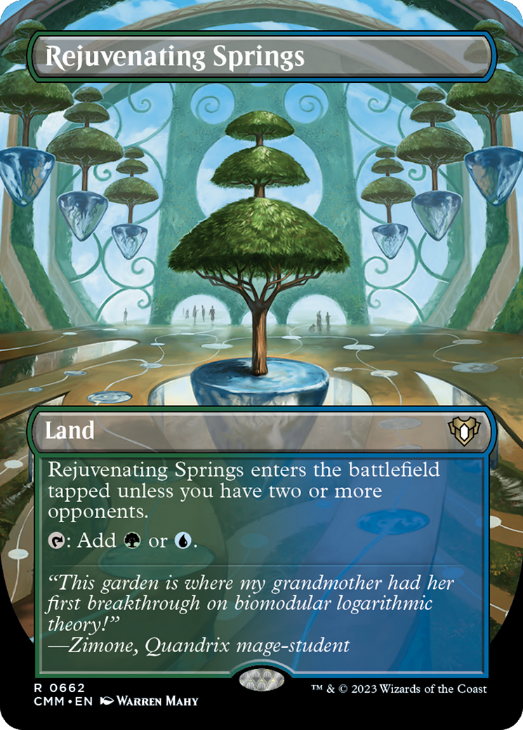 Rejuvenating Springs (Borderless) (662) - Commander Masters
