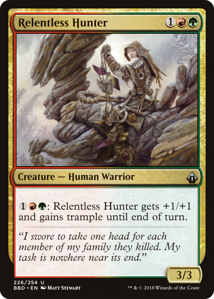 Relentless Hunter (226) Foil - Battlebond