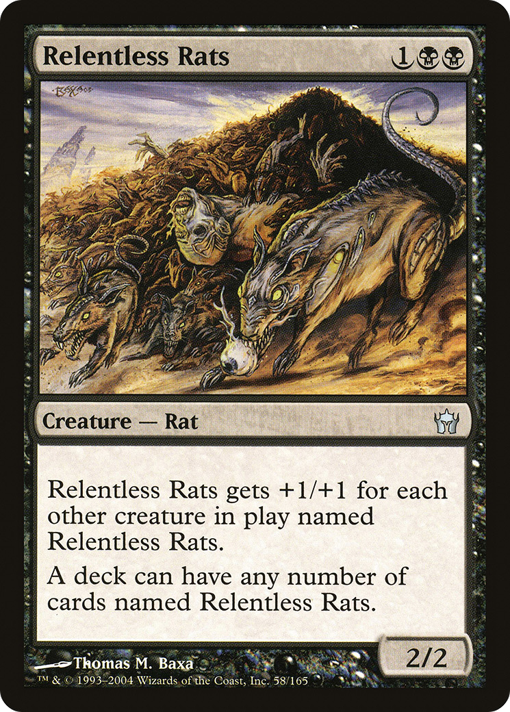 Relentless Rats (058) Foil - Fifth Dawn
