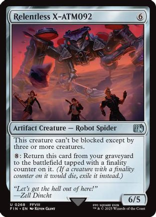 Relentless X-ATM092 (268) Foil - FINAL FANTASY