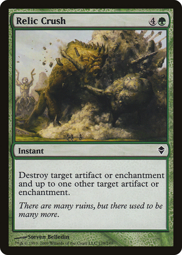 Relic Crush (179) - Zendikar Foil