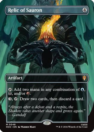 Relic of Sauron (Borderless) (046) Foil - The Hobbit: Eternal-Legal