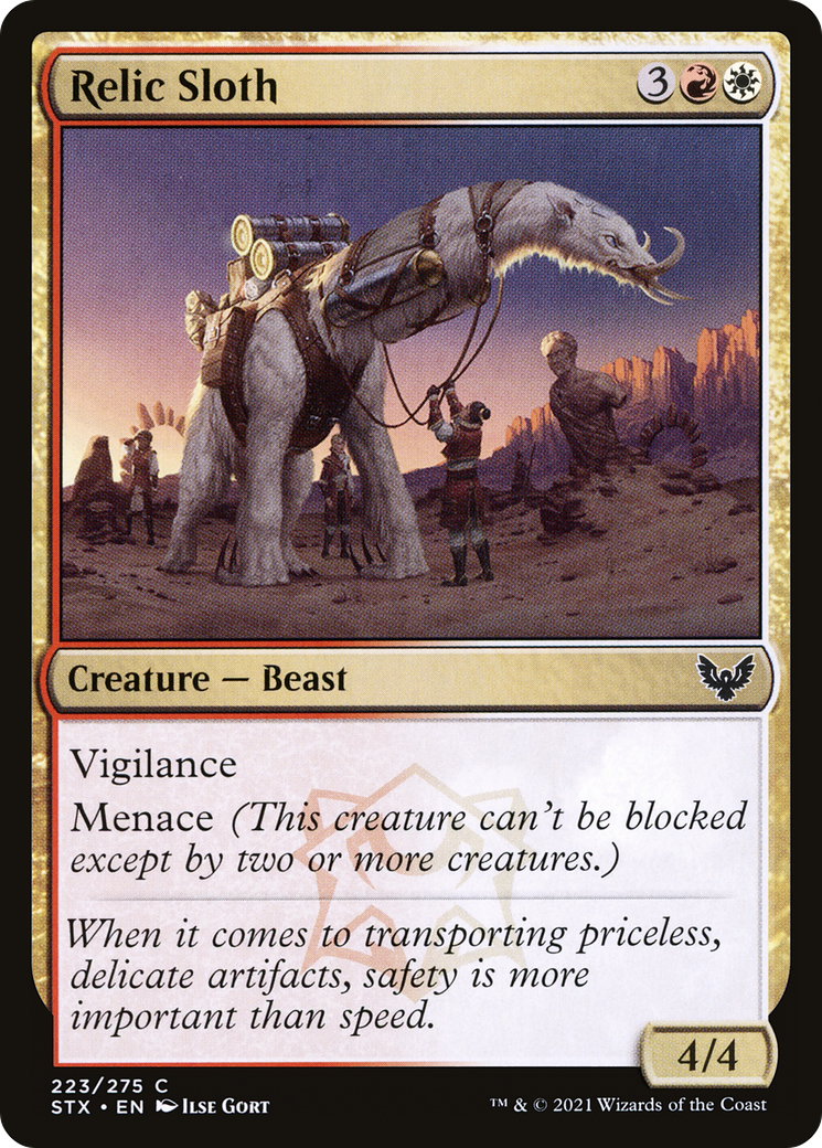 Relic Sloth (223) - Strixhaven: School of Mages Foil