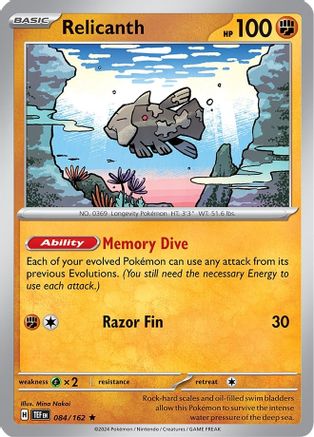 Relicanth (Deck Exclusives) (84) - Temporal Forces