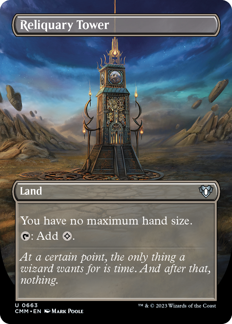 Reliquary Tower (Borderless) (663) Foil - Commander Masters