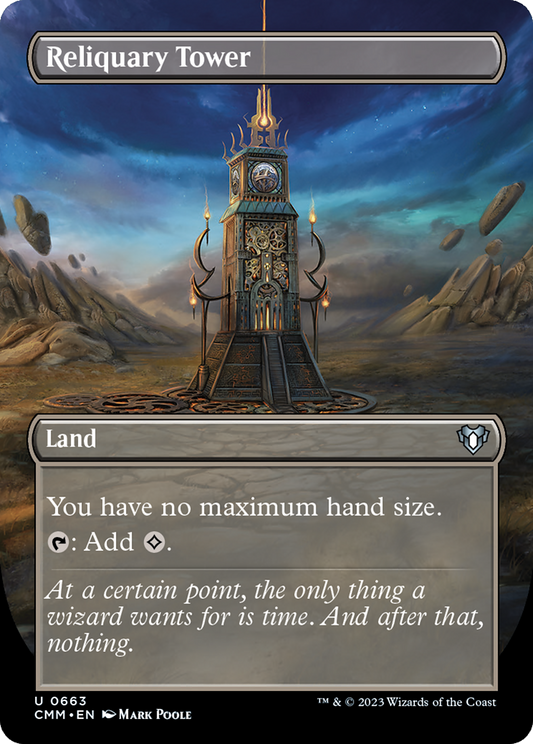 Reliquary Tower (Borderless) (663) Foil - Commander Masters
