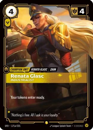 Renata Glasc – Industrialist (Alternate Art) (171a) Foil - Spiritforged