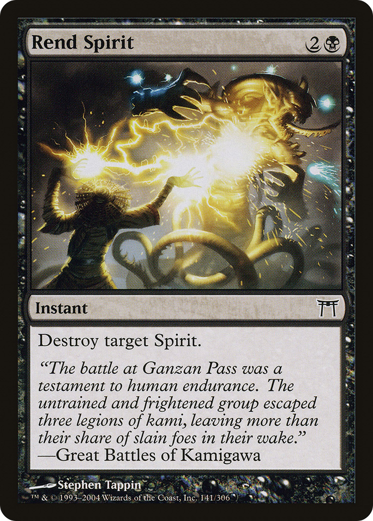 Rend Spirit (141) - Champions of Kamigawa