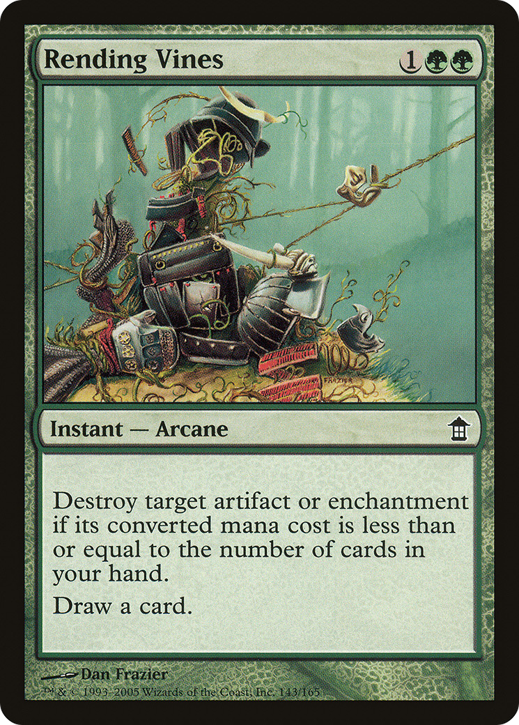 Rending Vines (143) Foil - Saviors of Kamigawa