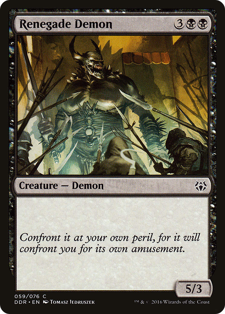 Renegade Demon (059) - Duel Decks: Nissa vs. Ob Nixilis