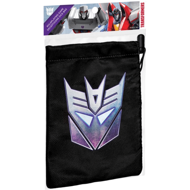 Transformers Roleplaying Game Decepticon Dice Bag | Silver Goblin