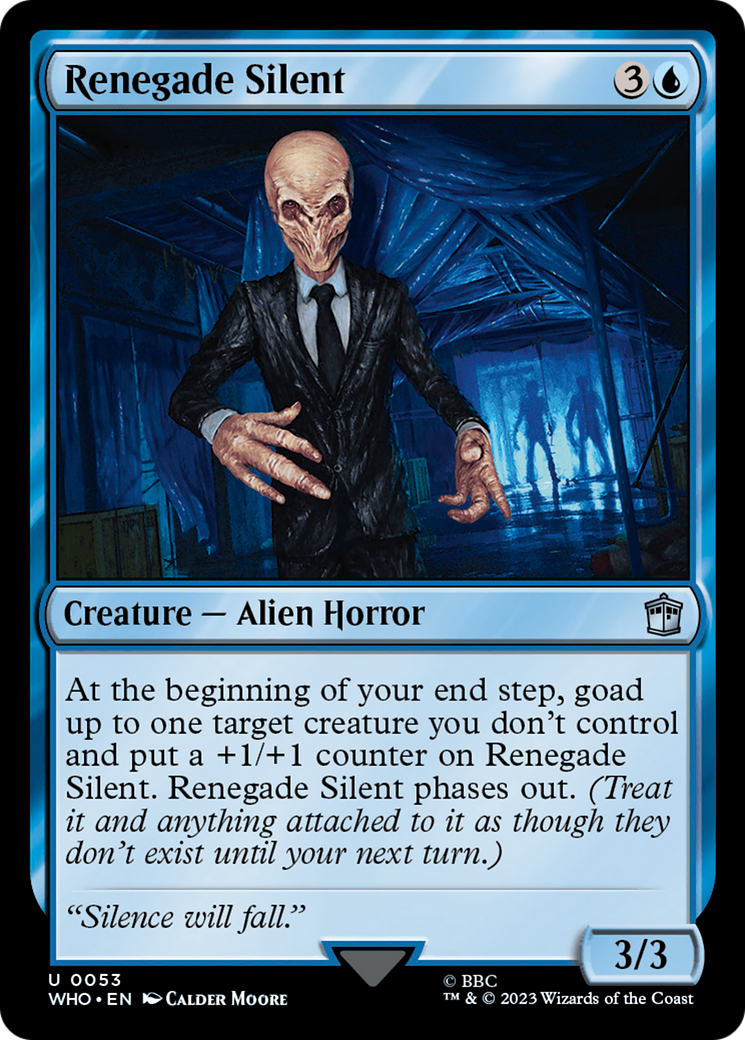 Renegade Silent (053) Foil - Doctor Who