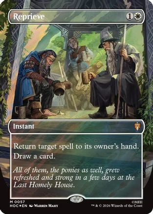 Reprieve (Borderless) (057) Surge Foil - The Hobbit: Eternal-Legal