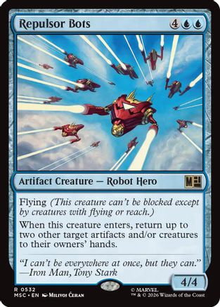 Repulsor Bots (532) Foil - Commander: Marvel Super Heroes